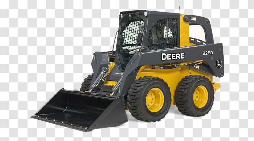 John Deere Skid-steer Loader Heavy Machinery Architectural Engineering - Construction Equipment - Skid Steer Transparent PNG