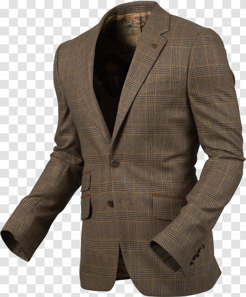 Blazer Button Suit Formal Wear Sleeve - Low Collar Transparent PNG