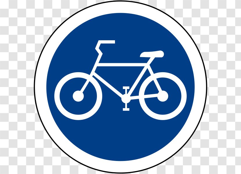 Bicycle Traffic Sign Cycling Road - Thailand Transparent PNG
