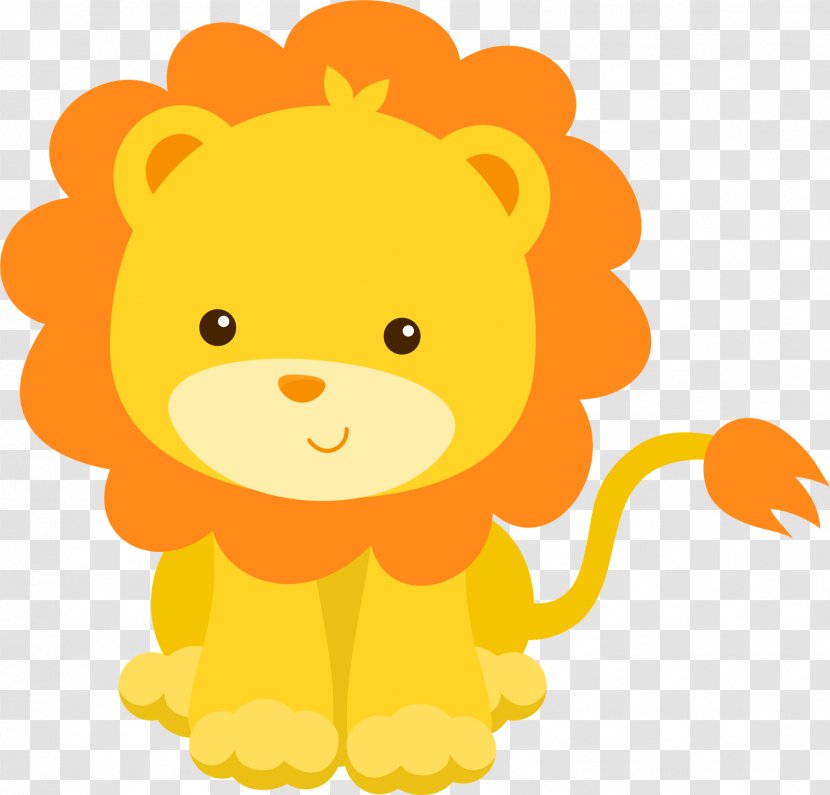 Lion Infant Baby Shower Child Clip Art - Fictional Character - Safari Transparent PNG