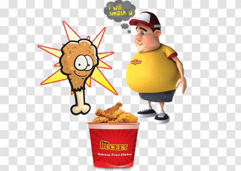 Junk Food Fast Fat Overweight - Man Transparent PNG