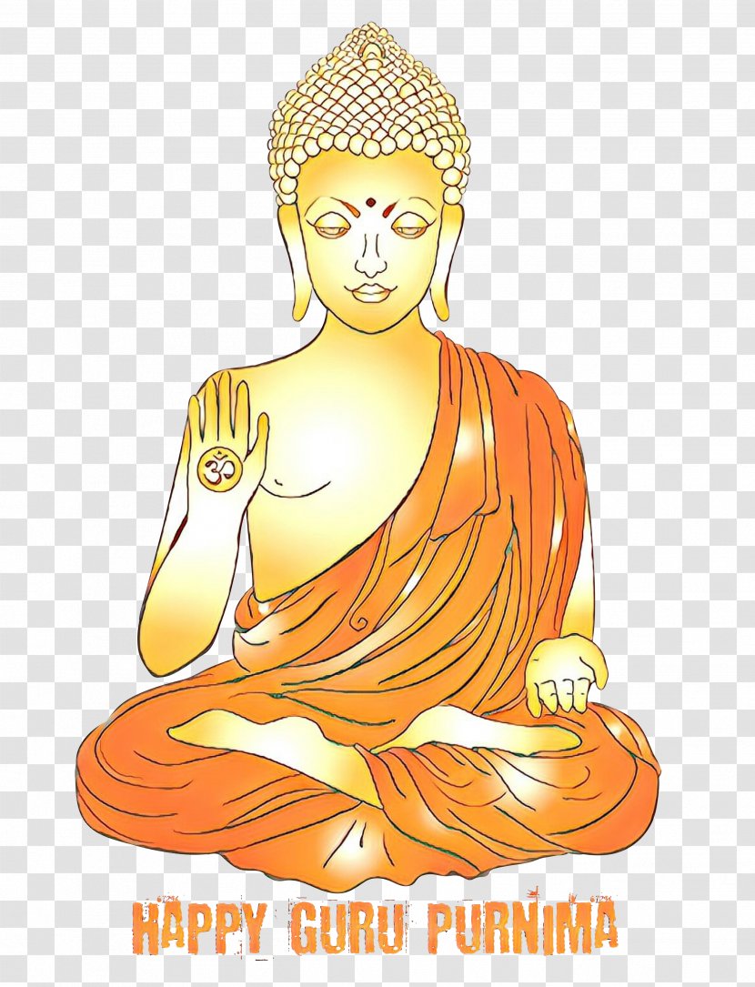 Buddha Cartoon - Little - Art Monk Transparent PNG