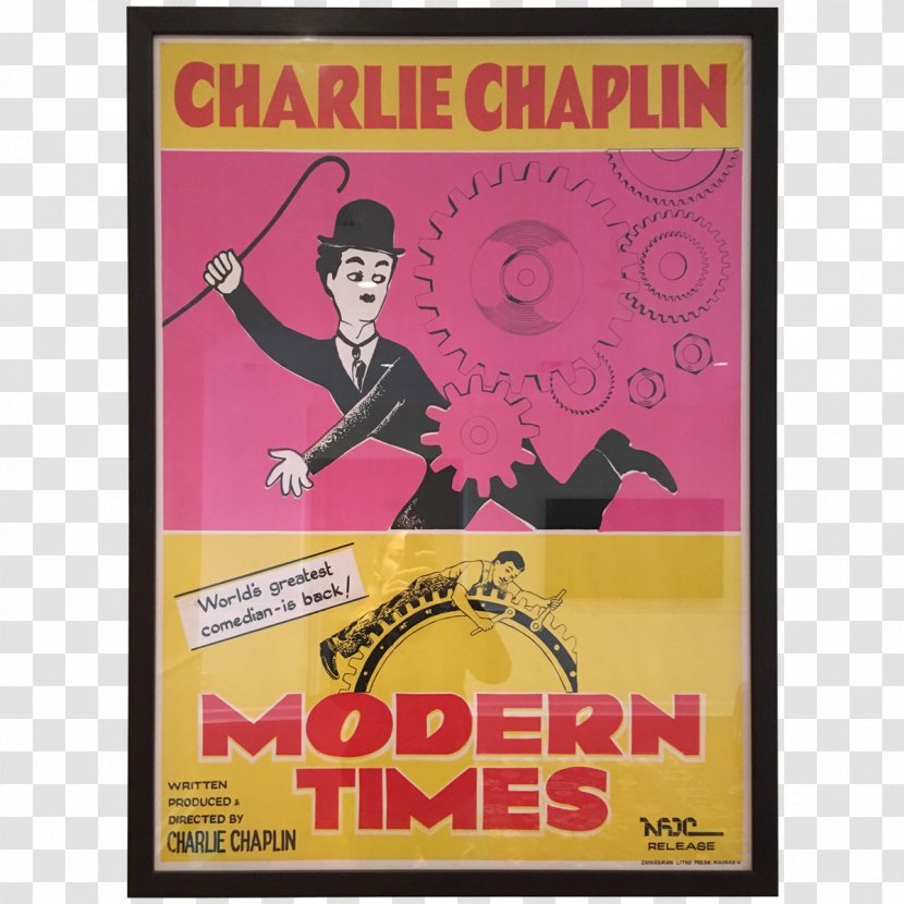 Film Poster Classical Hollywood Cinema - Comedy - Charlie Chaplin Transparent PNG