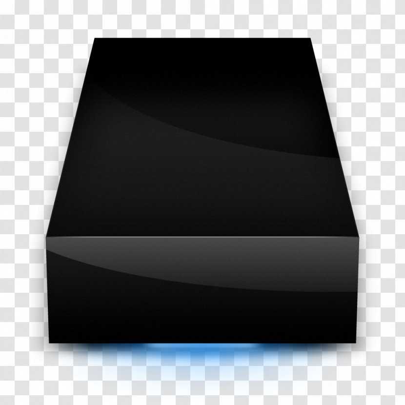 Rectangle - Black M - Hard Disk Transparent PNG