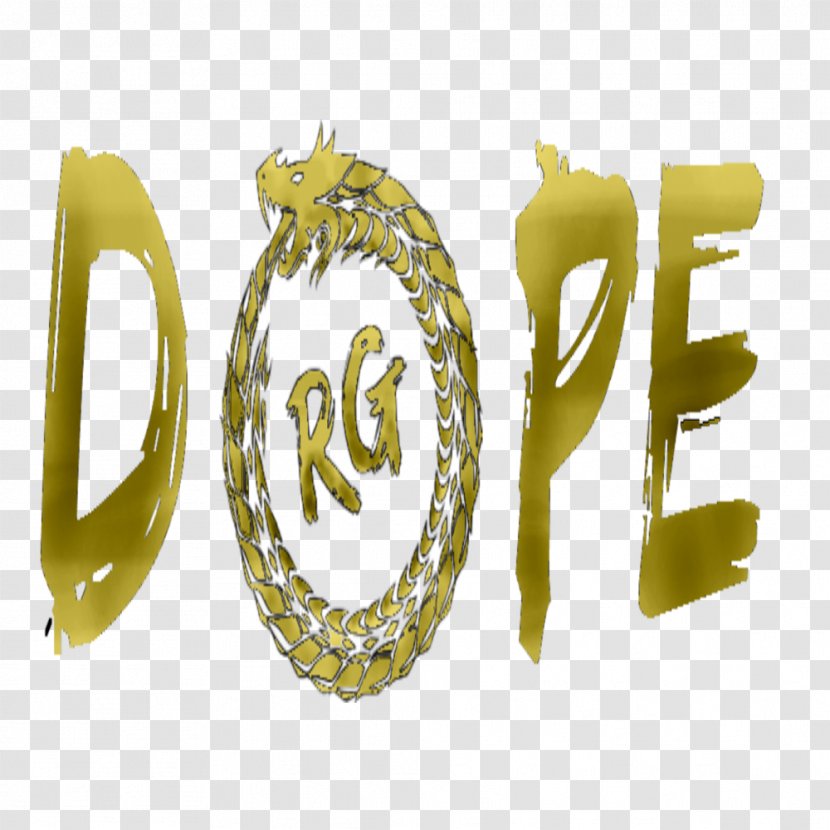 Brand Product Design Logo Font - Yellow - Dope Hoodies Transparent PNG