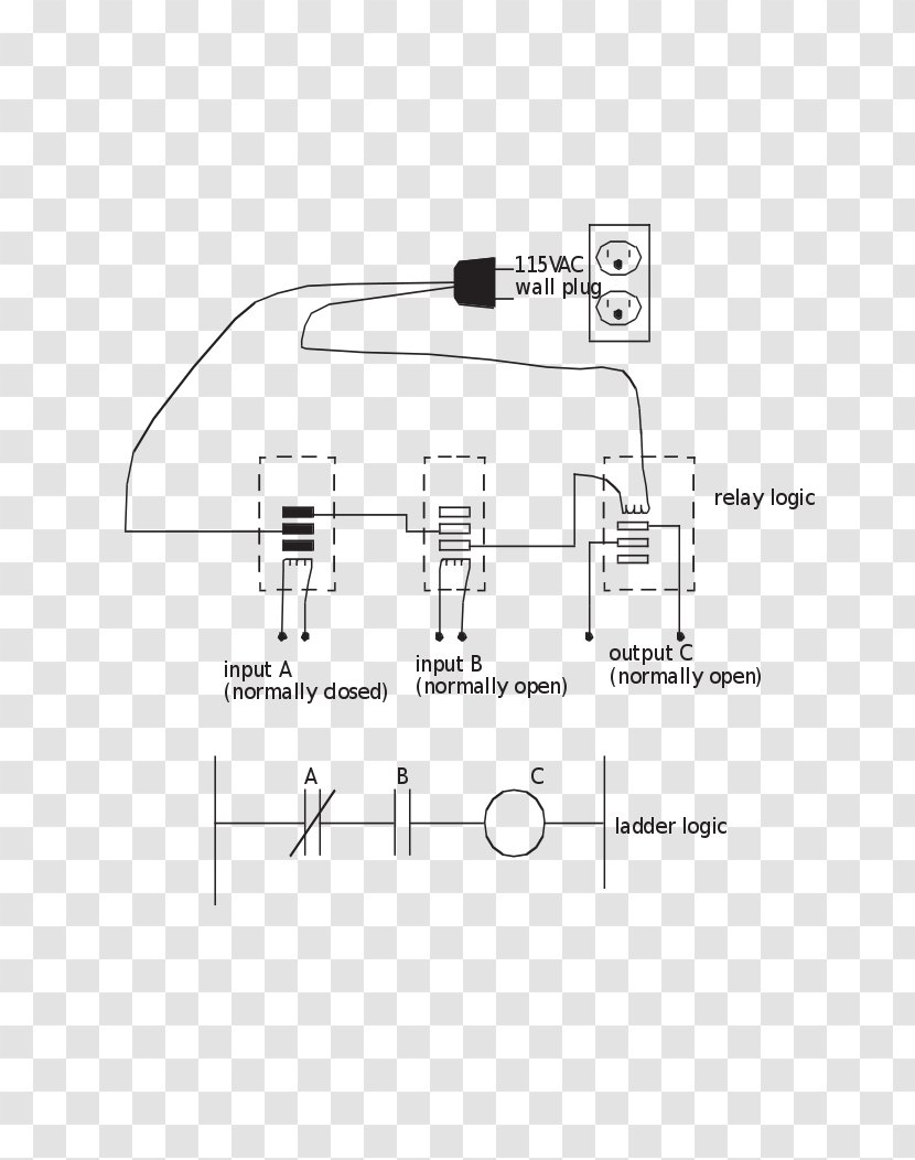 Diode Drawing White - Electronic Component - Design Transparent PNG