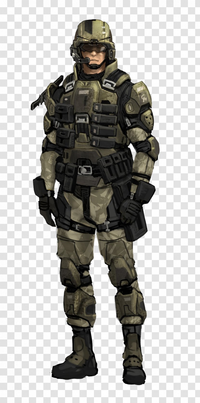 Halo 3 Halo: Reach Wars 5: Guardians Combat Evolved - Armour - Soldier Transparent PNG