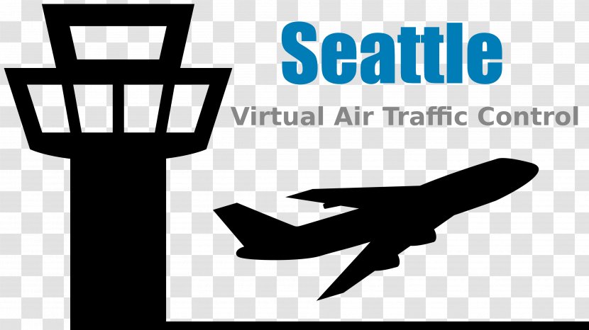 Air Traffic Control System Command Center Logo Aviation Clip Art - Text - Technology Transparent PNG