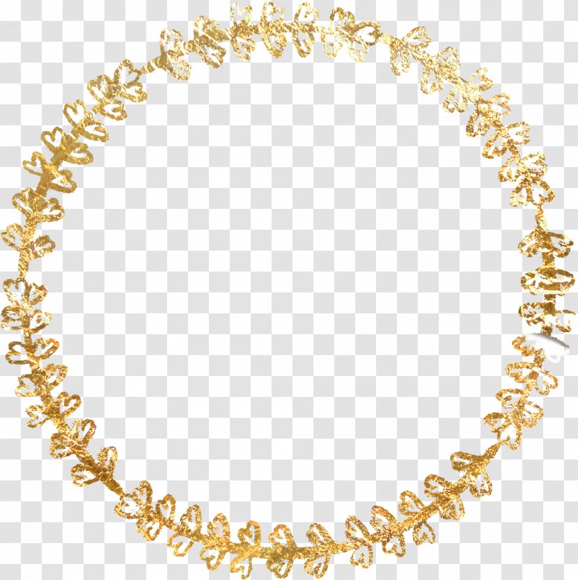 Gold Necklace Euclidean Vector - Chain - Golden Transparent PNG