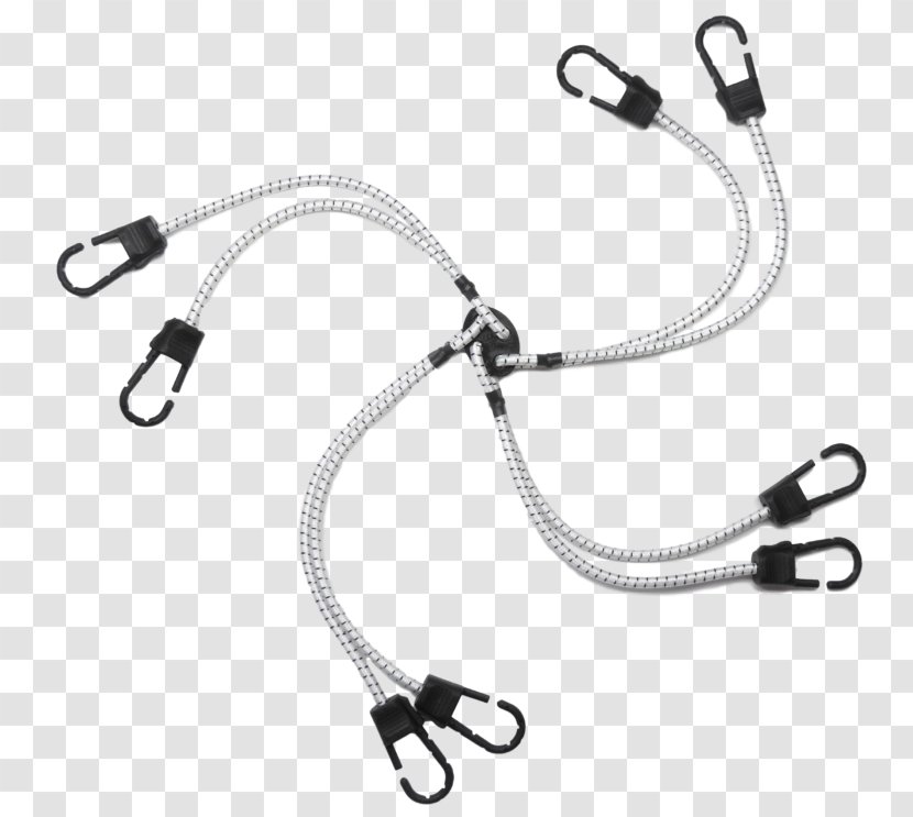 Bungee Cords Cargo Net Tie Down Straps Carabiner - Technology Transparent PNG