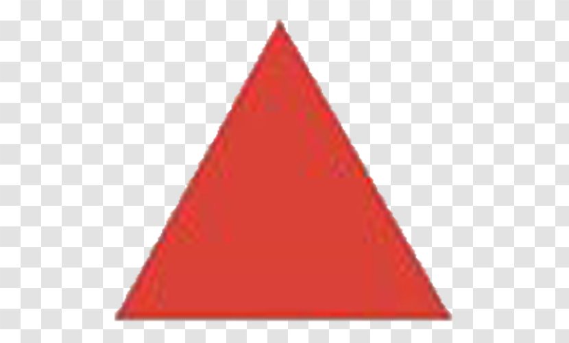 Triangle Clip Art - Red Transparent PNG