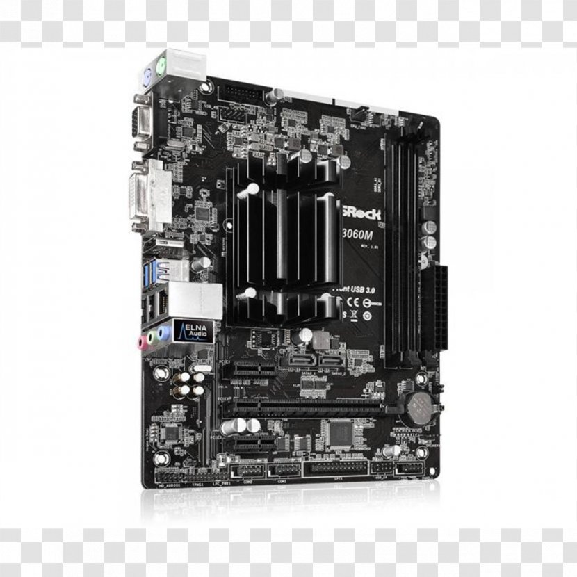 MicroATX Socket FM2+ Asrock FM2A68M-DG3 Motherboard - Io Card Transparent PNG