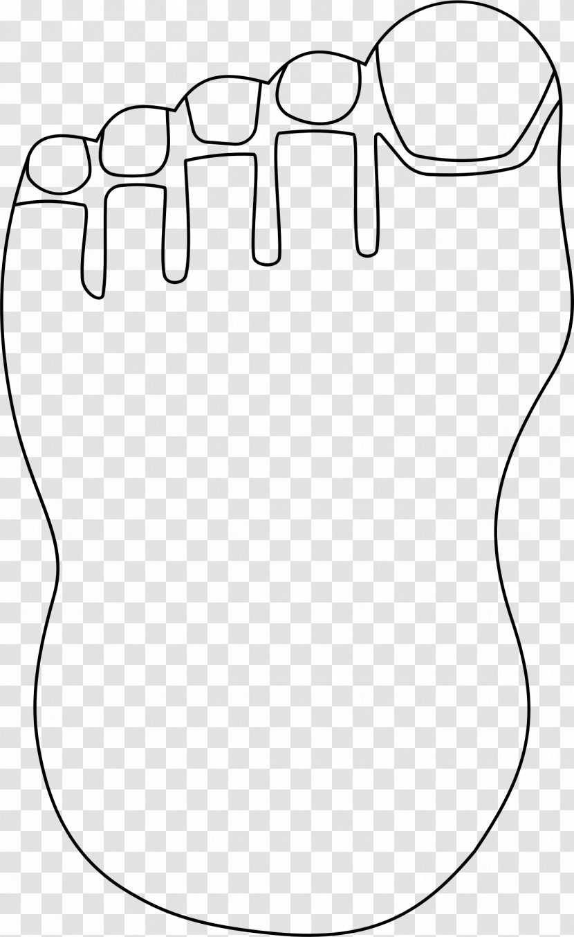 Footprint Ankle Clip Art - Silhouette - Foot Transparent PNG