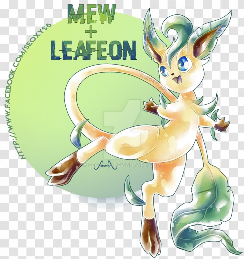 Leafeon Eevee Mew Glaceon Vaporeon - Rabbit - Deviantart Transparent PNG