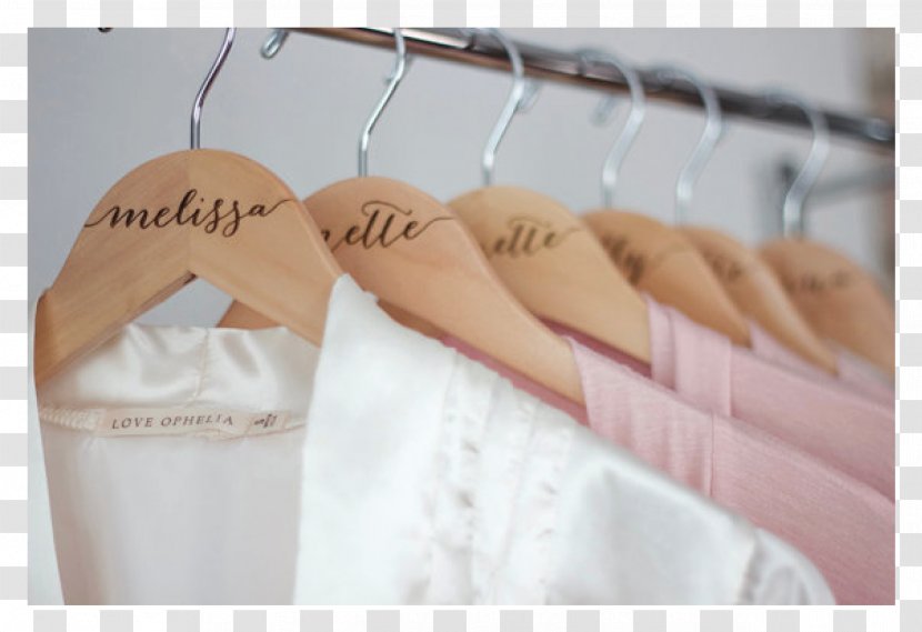 Clothes Hanger Finger Beige - Dress Transparent PNG