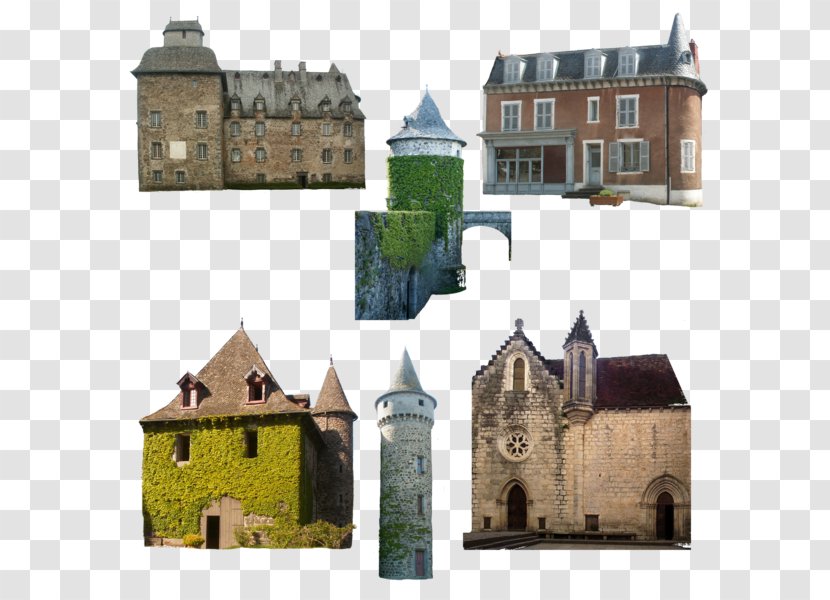 Manor House Castle Building - Facade Transparent PNG