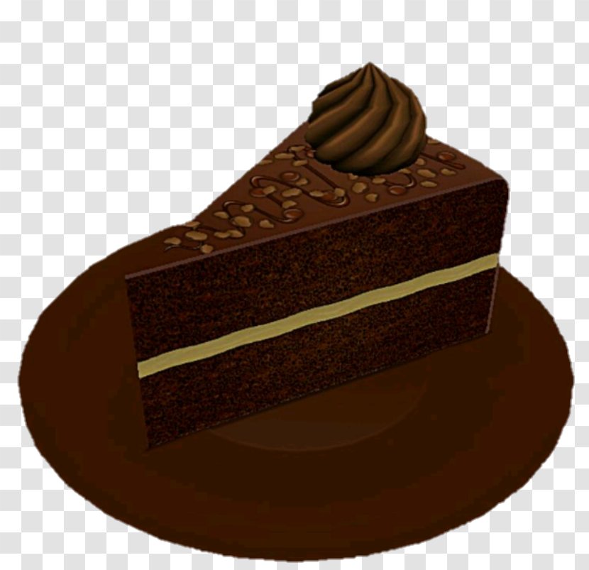 Chocolate Cake Sachertorte Prinzregententorte Ganache Truffle - Praline Transparent PNG