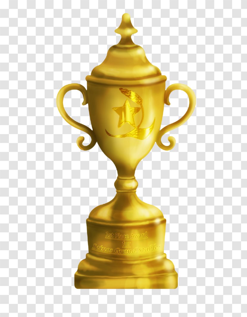 Urn 01504 Trophy Brass Vase Transparent PNG