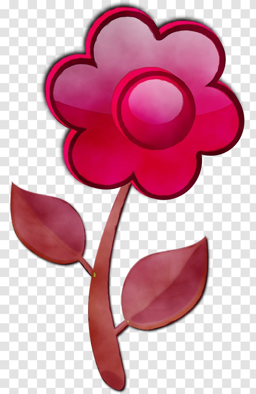 Petal Cut Flowers Pink M Design - Heart - Plant Material Property Transparent PNG