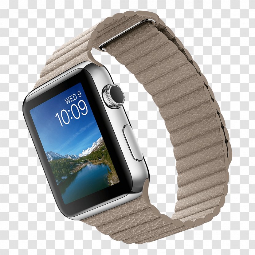 Apple Watch Series 3 Stainless Steel Smartwatch - Light Box Transparent PNG