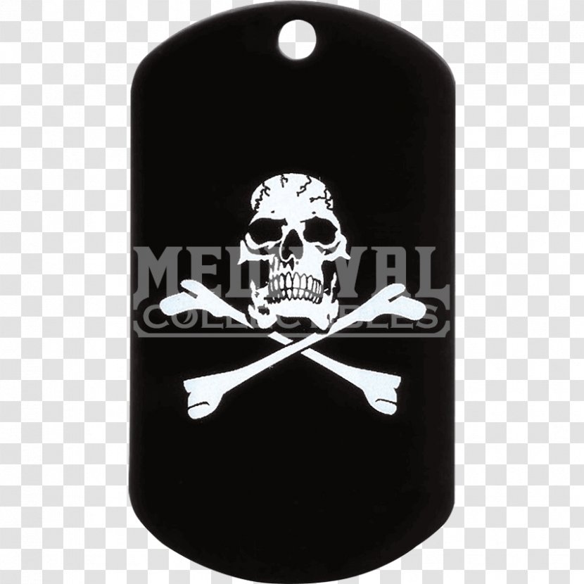 Dog Tag Skull And Crossbones Military Uniform - Mobile Phone Accessories Transparent PNG