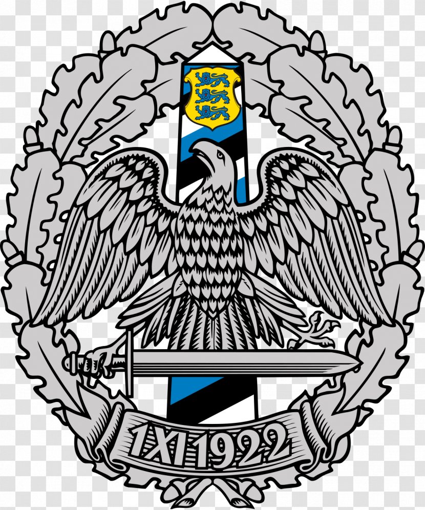 Estonian Border Guard Badge Police And Board - Beak Transparent PNG