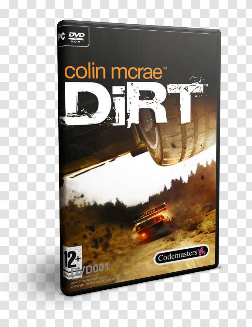 Colin McRae: Dirt 2 3 Xbox 360 Rally - Codemasters - One Transparent PNG