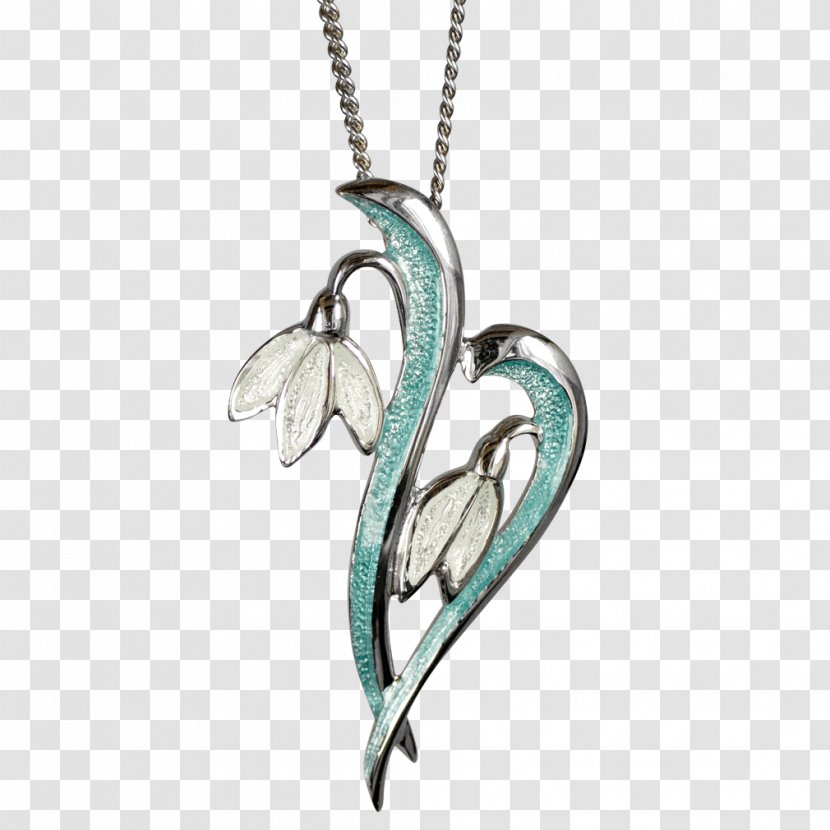 Locket Bird Necklace Jewellery Turquoise - Gold Leaf Transparent PNG