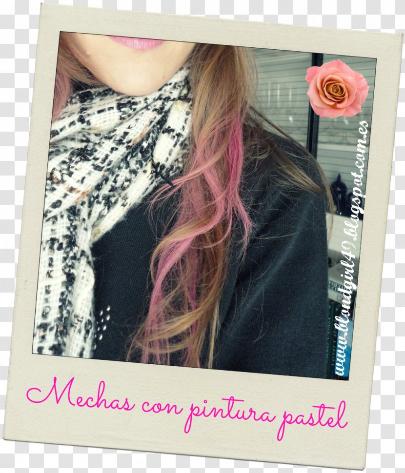 Black Hair Coloring Brown Long - Pink M - TIE DYE Transparent PNG