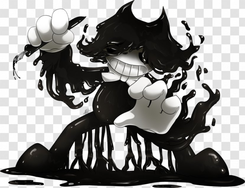 Bendy And The Ink Machine Demon Horse Cartoon Image - Heart - Jumpscare Transparent PNG