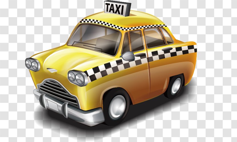 Taxi Car Repair Shop Yellow Cab Clip Art - Taxicabs Of New York City Transparent PNG