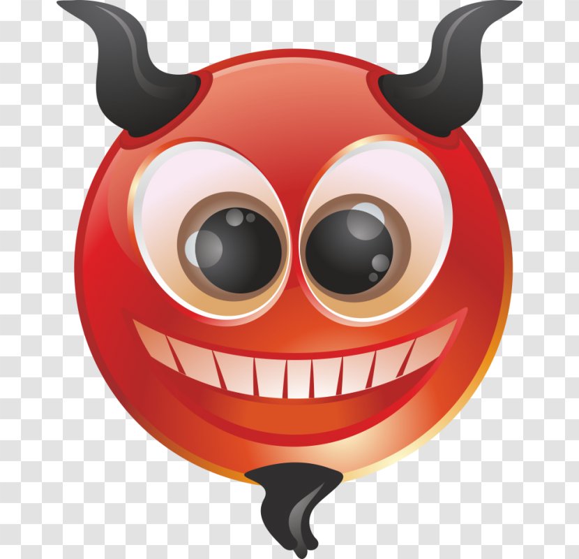 Cartoon Character Fruit - Fictional - Devil Smiley Transparent PNG