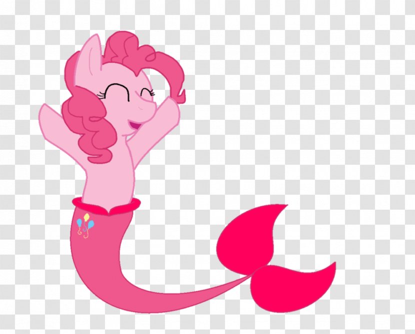 Pinkie Pie Ariel Pony YouTube Mermaid - Watercolor Transparent PNG