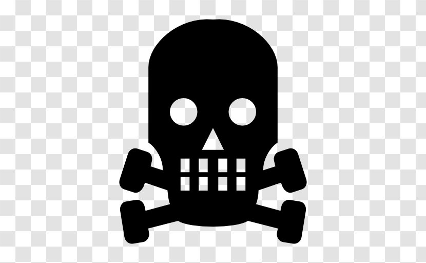 Warning Sign Hazard Symbol Risk Decal - Skull Icon Transparent PNG