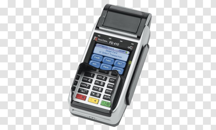 EMV Payment Terminal First Data Credit Card Wireless - Pin Pad - Mobile Transparent PNG