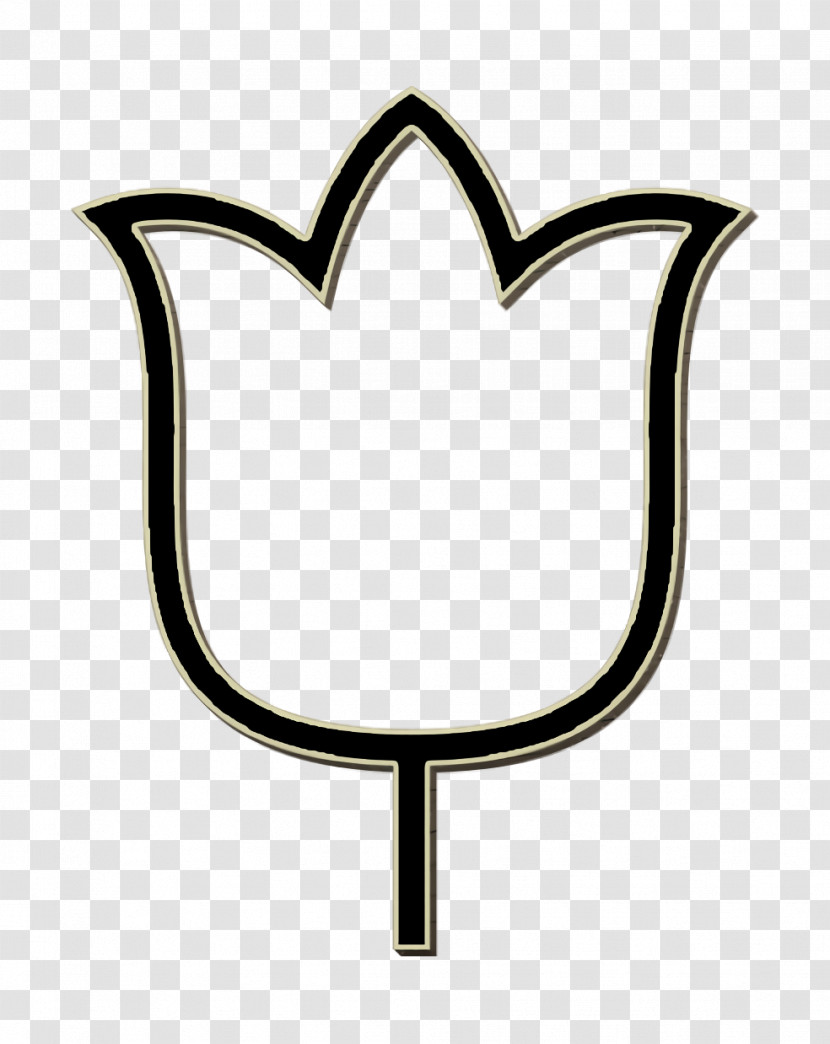 Tulip Icon Flowers And Leaves Icon Transparent PNG