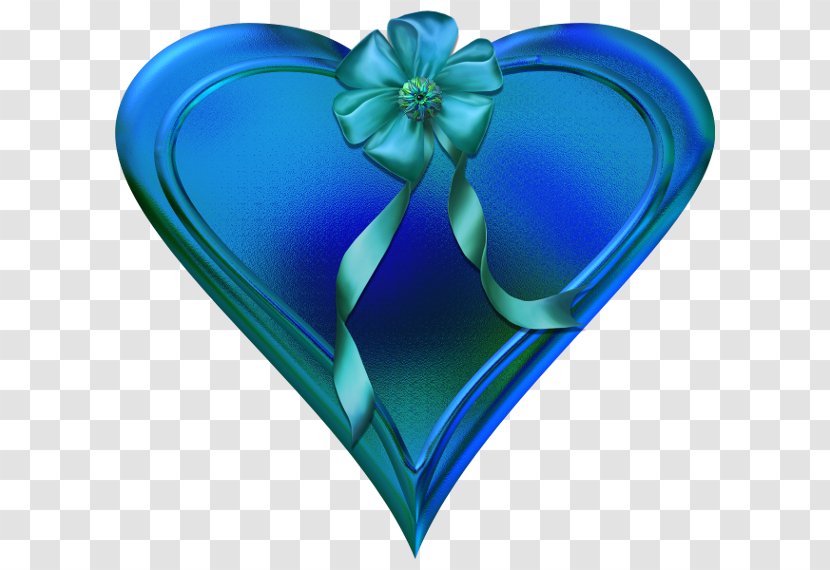 Heart Clip Art - Cobalt Blue Transparent PNG
