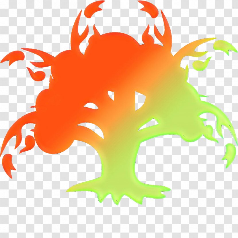 Orange - Cartoon - Logo Transparent PNG