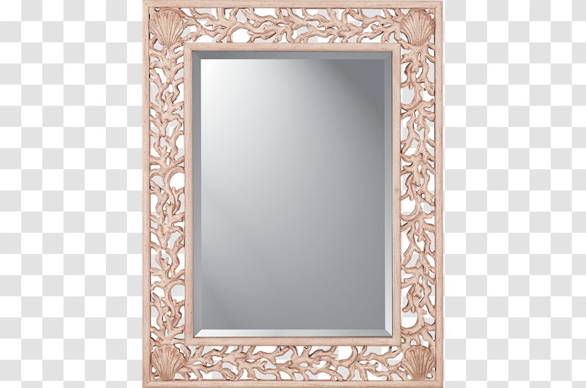 Paragon Coral Casual Wall Mirror Picture Frames Rectangle Image - Color Transparent PNG