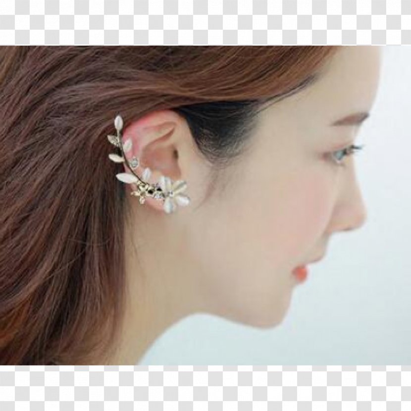 Earring Кафф Jewellery Cuff - Gemstone - Ear Transparent PNG