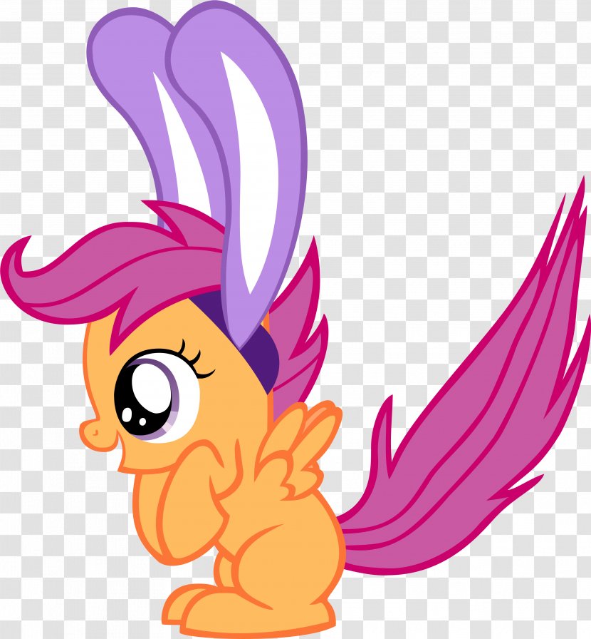 Scootaloo Pony Rainbow Dash Rarity Twilight Sparkle - Frame - Rabbit Ears Transparent PNG