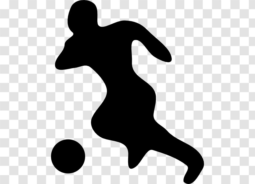 Football Player Silhouette Clip Art - Dog Like Mammal - Soccer Transparent PNG