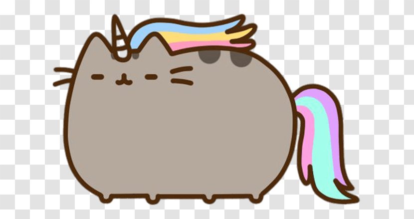 Pusheen Coloring Book Unicorn Cat Neko Atsume - Silhouette - Cute Transparent PNG