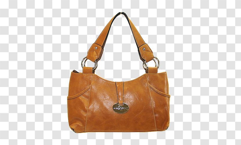 Hobo Bag Leather Brown Caramel Color Animal Product - Beige - Hermes Transparent PNG