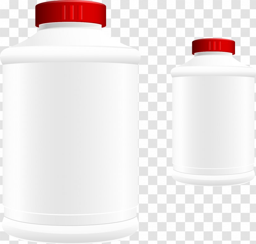 Water Bottle Plastic Liquid - Vector Transparent PNG