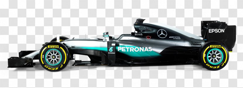 2016 Formula One World Championship Mercedes AMG Petronas F1 Team W07 Hybrid Car - Brand Transparent PNG
