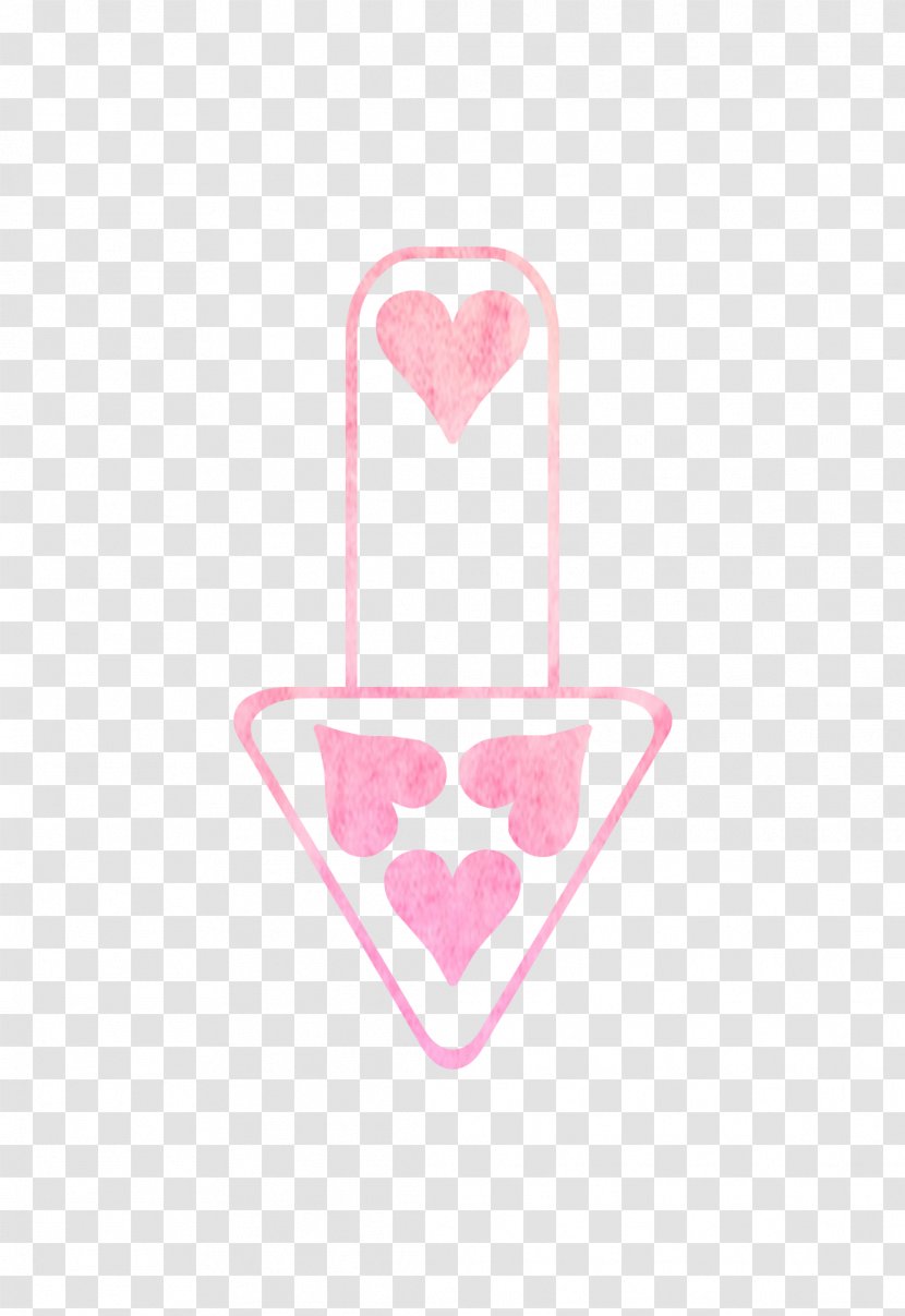 Product Heart Pink M M-095 Transparent PNG