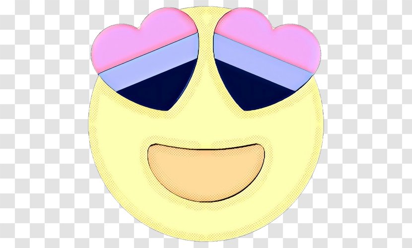 Smiley Face Background - Cheek - Glasses Heart Transparent PNG