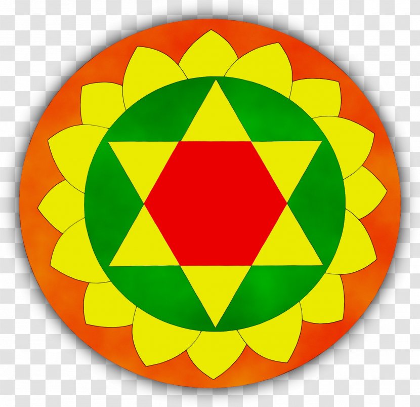 Yellow Circle Sticker Pattern Emblem - Symbol Transparent PNG