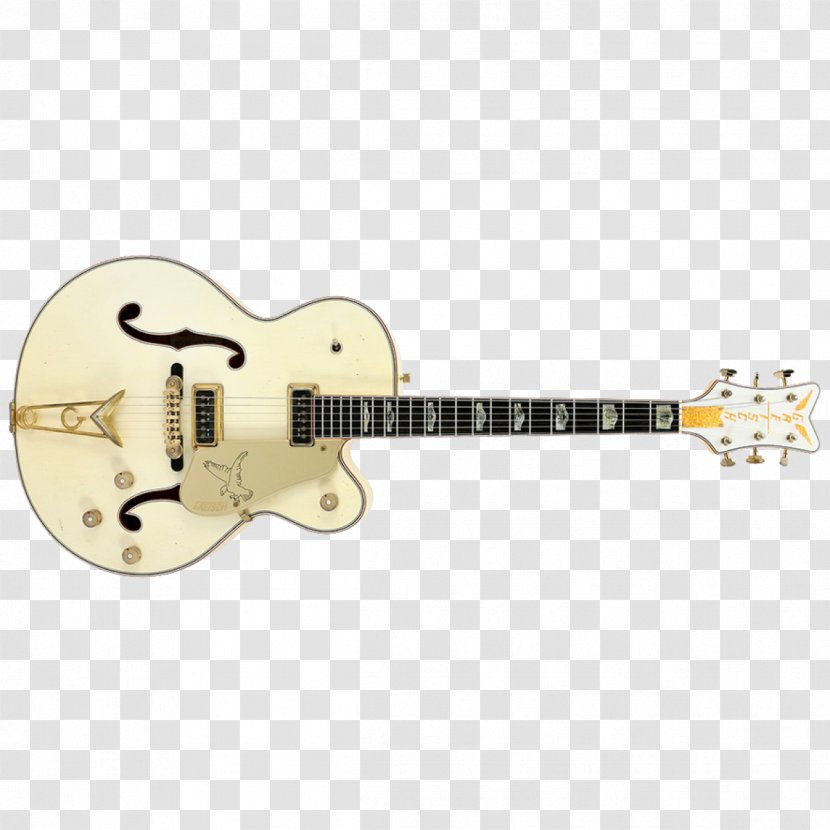 Acoustic-electric Guitar Gretsch White Falcon - G6136t Electromatic - Electric Transparent PNG